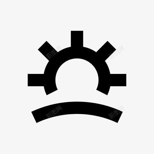 日落自然日出svg_新图网 https://ixintu.com 日落 自然 日出 景观