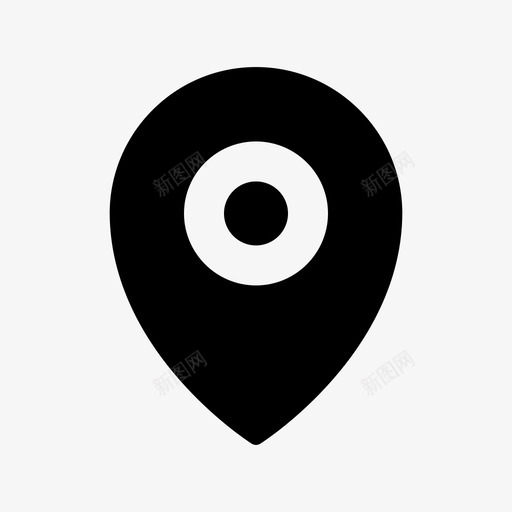 地点电子商务位置svg_新图网 https://ixintu.com 电子商务 地图 地点 位置 别针 图标