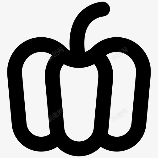 辣椒甜椒香料svg_新图网 https://ixintu.com 辣椒 甜椒 香料 蔬菜