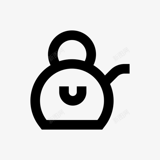 水壶壶茶具svg_新图网 https://ixintu.com 水壶 煮茶茶具 煮茶行 茶具