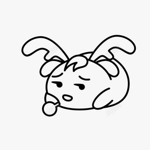 叹息无聊芯片svg_新图网 https://ixintu.com 芯片 叹息 无聊 贴纸 累了 驯鹿