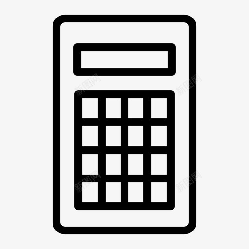计算器商业和金融电子svg_新图网 https://ixintu.com 计算器 商业 金融 电子 数学 技术
