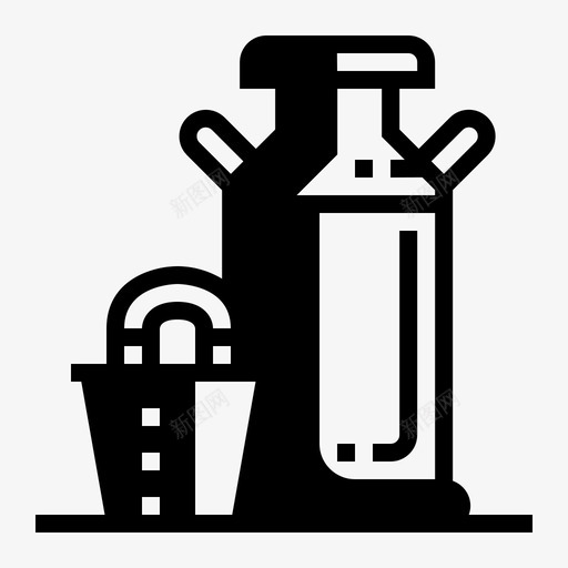 牛奶农业桶svg_新图网 https://ixintu.com 农业 牛奶 农场