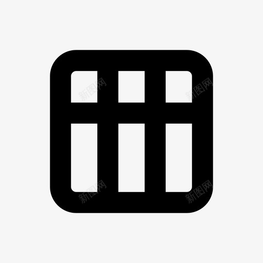 垂直网格网格pixa网格64pxsvg_新图网 https://ixintu.com 网格 垂直