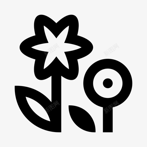 花开花自然svg_新图网 https://ixintu.com 花开 花花 自然 植物