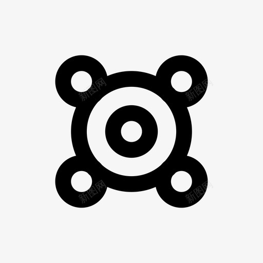 扬声器音频设备低音炮svg_新图网 https://ixintu.com 扬声器 设备 音频 低音炮 格栅 技术