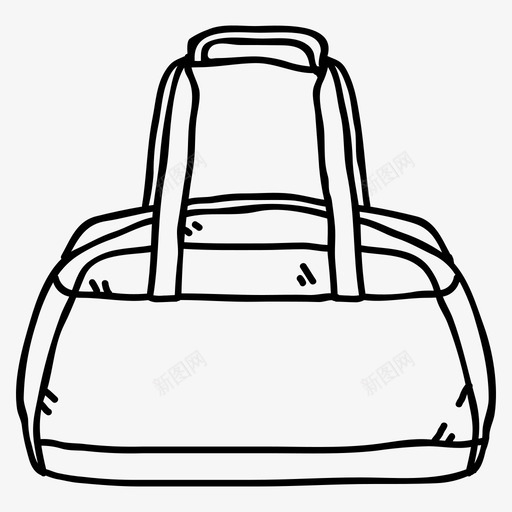 包运动包行李包svg_新图网 https://ixintu.com 行李 包运动 运动 包行李 包训练 训练