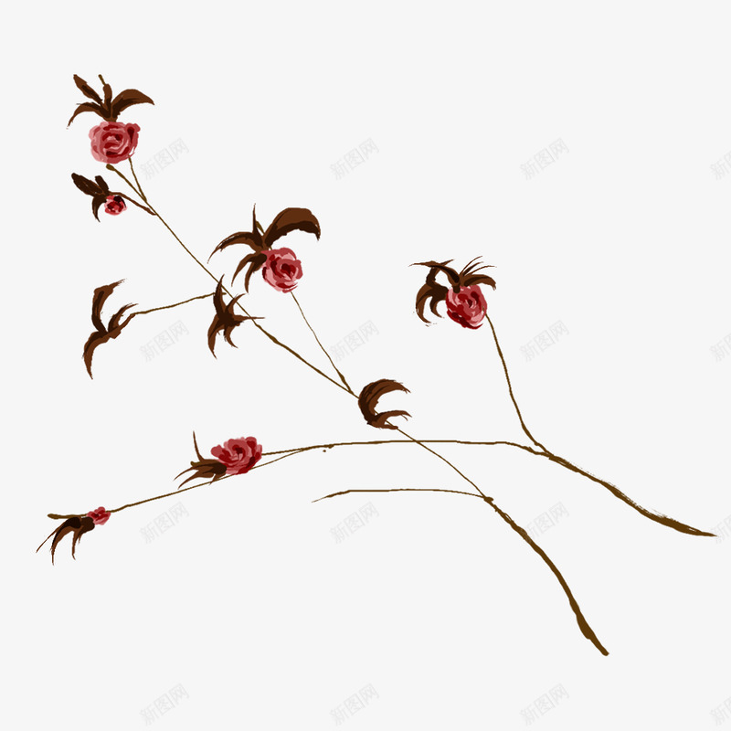 花枝免扣植物系源素png免抠素材_新图网 https://ixintu.com 花枝 免扣 植物 系源