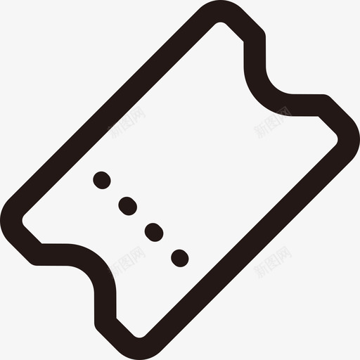 票券线性iconsvg_新图网 https://ixintu.com 票券 线性