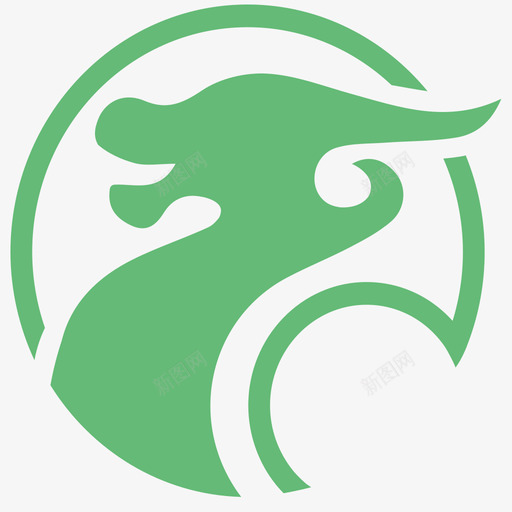麒麟logosvg_新图网 https://ixintu.com 麒麟