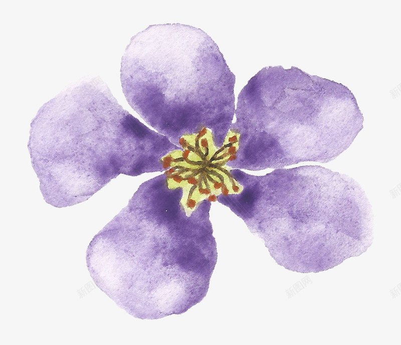 花唯美手绘插画半成品png免抠素材_新图网 https://ixintu.com 唯美 手绘 插画 半成品