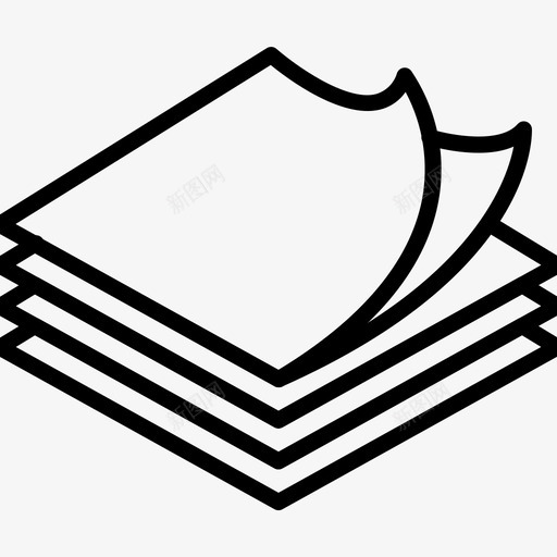 层次文件纸堆svg_新图网 https://ixintu.com 文件 层次 纸堆 政治