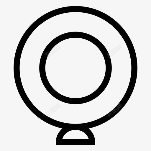 网络摄像头多媒体视频聊天svg_新图网 https://ixintu.com 摄像头 视频 网络 多媒体 视频聊天 通话 安全 工具