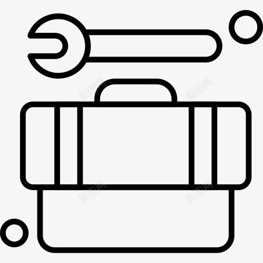 工具箱修理扳手svg_新图网 https://ixintu.com 工具箱 修理 扳手 呆在 呆在家 家里
