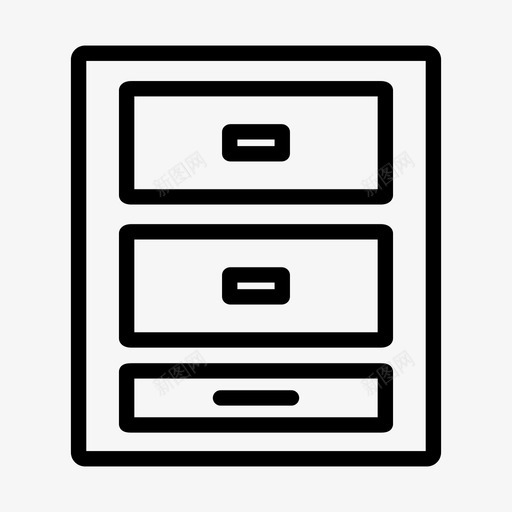 文件柜数据文件svg_新图网 https://ixintu.com 文件柜 数据 文件 抽屉 商务 金融