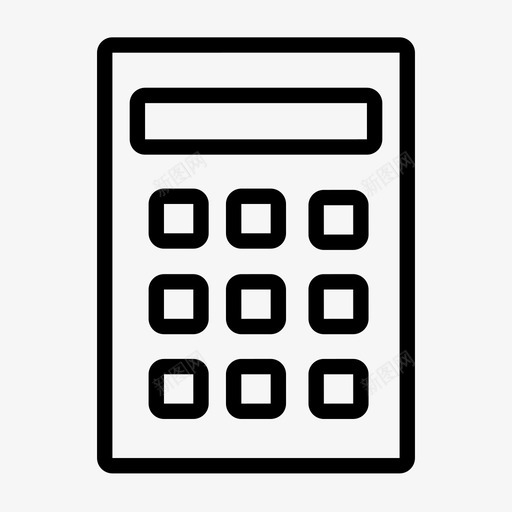 计算器会计计算svg_新图网 https://ixintu.com 计算器 会计 计算 金融 数学 教育 教育学 学习 学校