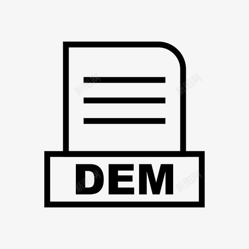 dem文档文件svg_新图网 https://ixintu.com 格式 文件 文档