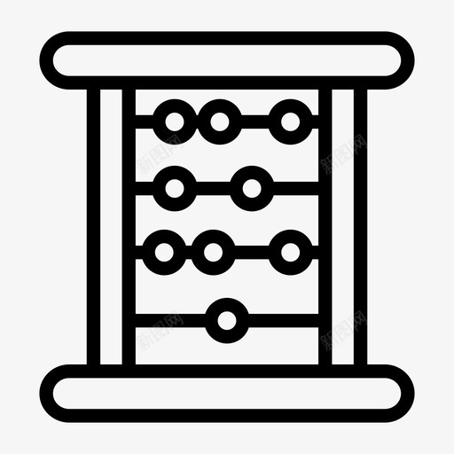 算盘会计计算器svg_新图网 https://ixintu.com 数学 算盘 会计 计算器 教育 教育学 学习 学校