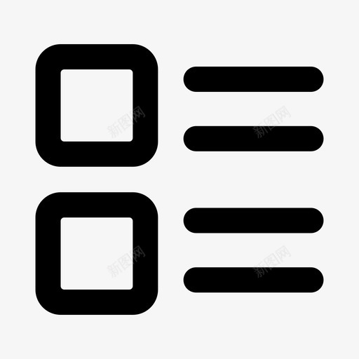 列表多选listmultiple0Dselectionsvg_新图网 https://ixintu.com 列表 多选