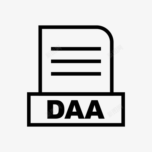daa文档文件svg_新图网 https://ixintu.com 格式 文件 文档
