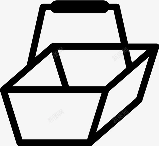 篮子空的把手svg_新图网 https://ixintu.com 篮子 空的 把手 购物