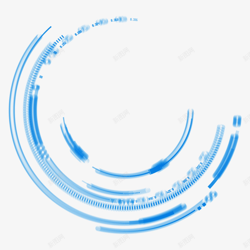人工智能科技框png免抠素材_新图网 https://ixintu.com 人工智能 科技