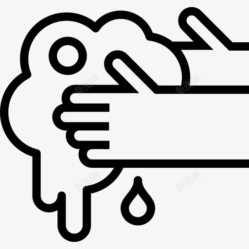 洗手清洁洗涤svg_新图网 https://ixintu.com 洗手 清洁 洗涤 冠状 病毒