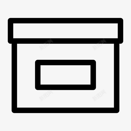 盒子档案纸箱svg_新图网 https://ixintu.com 盒子 档案 纸箱 数据库
