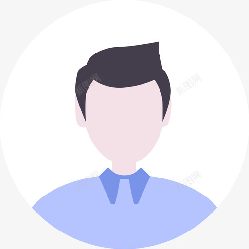 男性游客1白底svg_新图网 https://ixintu.com 男性 游客 白底