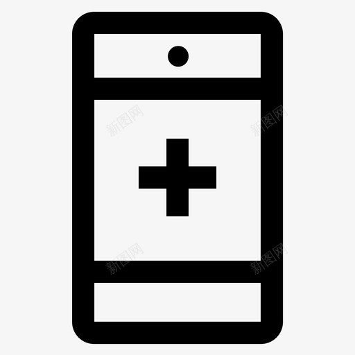 手机医院医疗svg_新图网 https://ixintu.com 手机 医院 医疗 移动 医疗设备