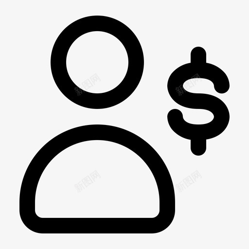金钱帐户化身个人资料svg_新图网 https://ixintu.com 金钱 帐户 化身 个人资料 用户