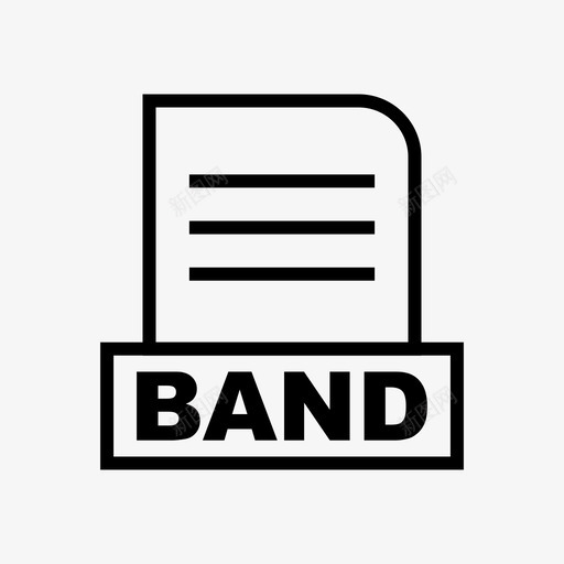 带区文档文件svg_新图网 https://ixintu.com 文件 格式 带区 文档