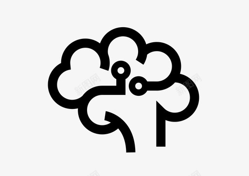 人工神经网络01大脑智能svg_新图网 https://ixintu.com 人工 神经网络 大脑 智能 人工智能