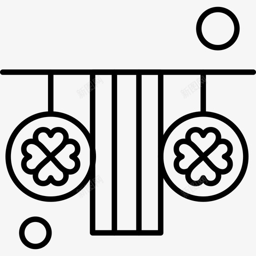 节日花环纸svg_新图网 https://ixintu.com 节日 花环 纸圣 帕特 帕特里 里克