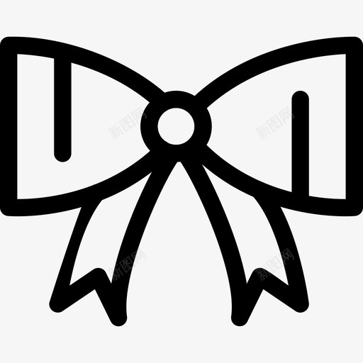 蝴蝶结领结丝带svg_新图网 https://ixintu.com 蝴蝶结 领结 丝带 冬季 系列