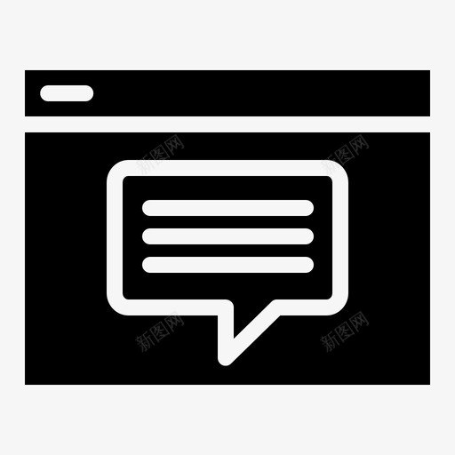 网站浏览聊天svg_新图网 https://ixintu.com 网站 浏览 聊天 上网 留言