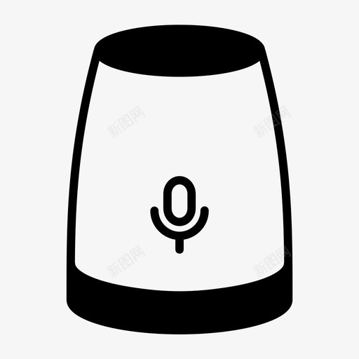 智能音箱siri虚拟助理svg_新图网 https://ixintu.com 智能 音箱 虚拟 助理 设备 小工 工具
