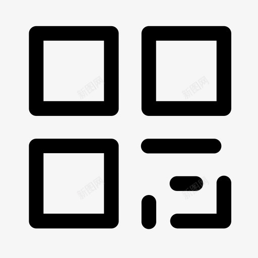 二维码01svg_新图网 https://ixintu.com 二维