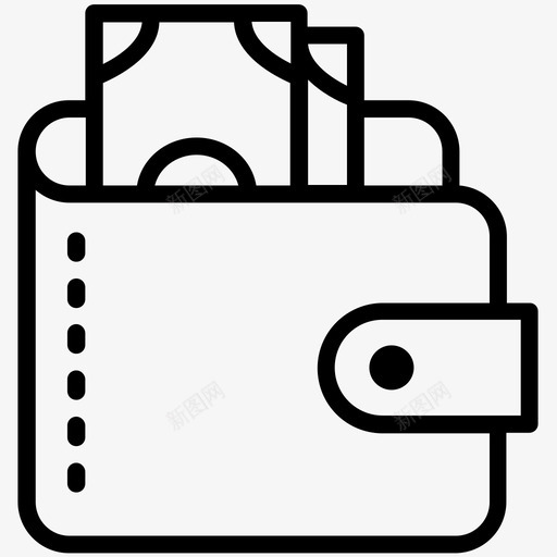 钱包预算现金svg_新图网 https://ixintu.com 钱包 预算 现金 资金 财富 购物 套装