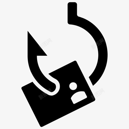 钓鱼黑客钩子svg_新图网 https://ixintu.com 钓鱼 黑客 钩子 身份 诈骗 技术 通信