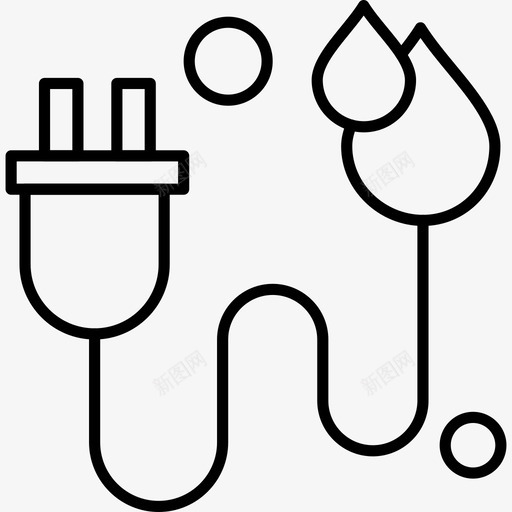 电缆能源离开svg_新图网 https://ixintu.com 电缆 能源 离开 插头 生态