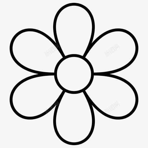 向日葵雏菊花朵svg_新图网 https://ixintu.com 向日葵 雏菊 花朵 复活节 轮廓