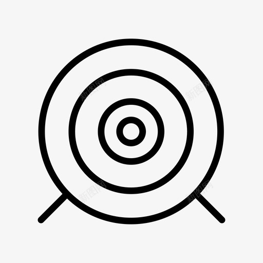 靶子瞄准射箭svg_新图网 https://ixintu.com 靶子 瞄准 射箭 十字 准星 球门