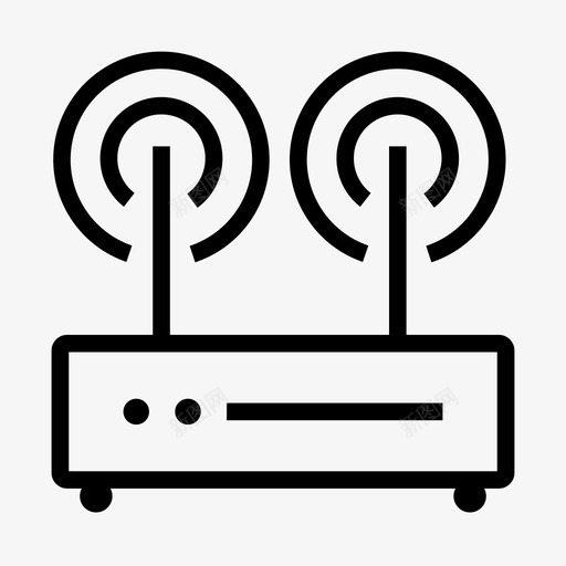 路由器图标电gadgedsvg_新图网 https://ixintu.com 路由器 图标 轮廓 样式
