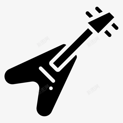 电吉他电音乐摇滚乐队svg_新图网 https://ixintu.com 吉他 电音 音乐 摇滚乐队 乐器 雕文