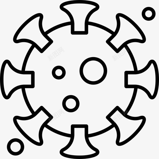 病毒病毒传输线svg_新图网 https://ixintu.com 病毒 传输