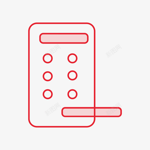 智能门锁画板1svg_新图网 https://ixintu.com 智能 门锁 画板 填充 线性 扁平 多色