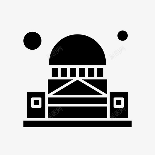 白宫美国建筑svg_新图网 https://ixintu.com 美国 白宫 建筑 雕文