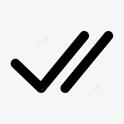 双勾01svg_新图网 https://ixintu.com 双勾