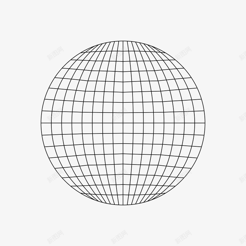 AbstractShape15blackonwhite透明底png免抠素材_新图网 https://ixintu.com 透明